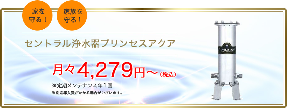 セントラル浄水器プリンセスアクア
