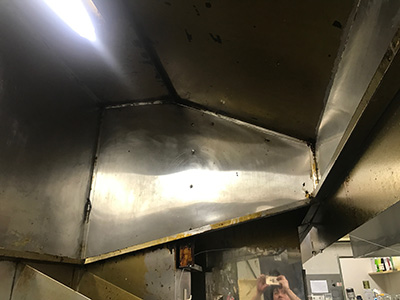 ダクトドールマンショックで清掃後