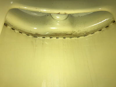 ダクトドールマンショックで清掃前