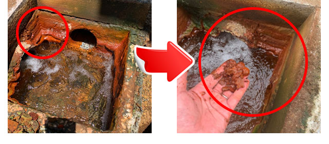 オーバーフローライン側溝2